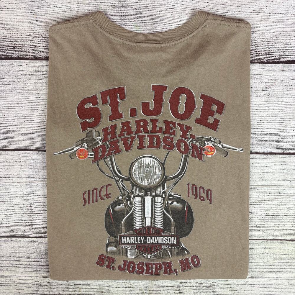 Harley Davidson Motorcycles St. Joe, Missouri T-shirt - Picture 2 of 9